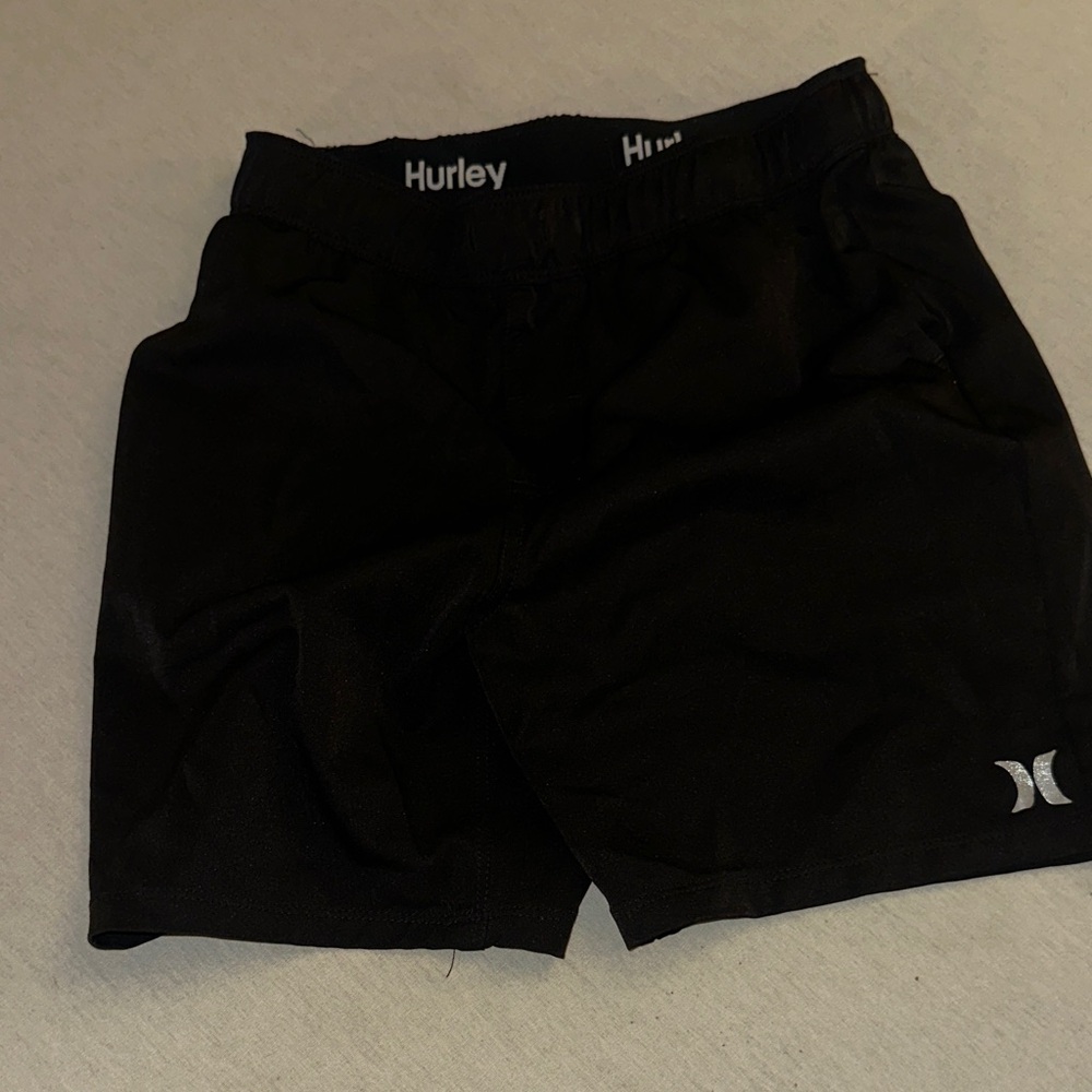 Kids Size L Hurley Classic Black Shorts